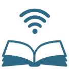 open book with wifi 
