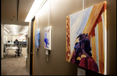 People I Know Art in the Library photo